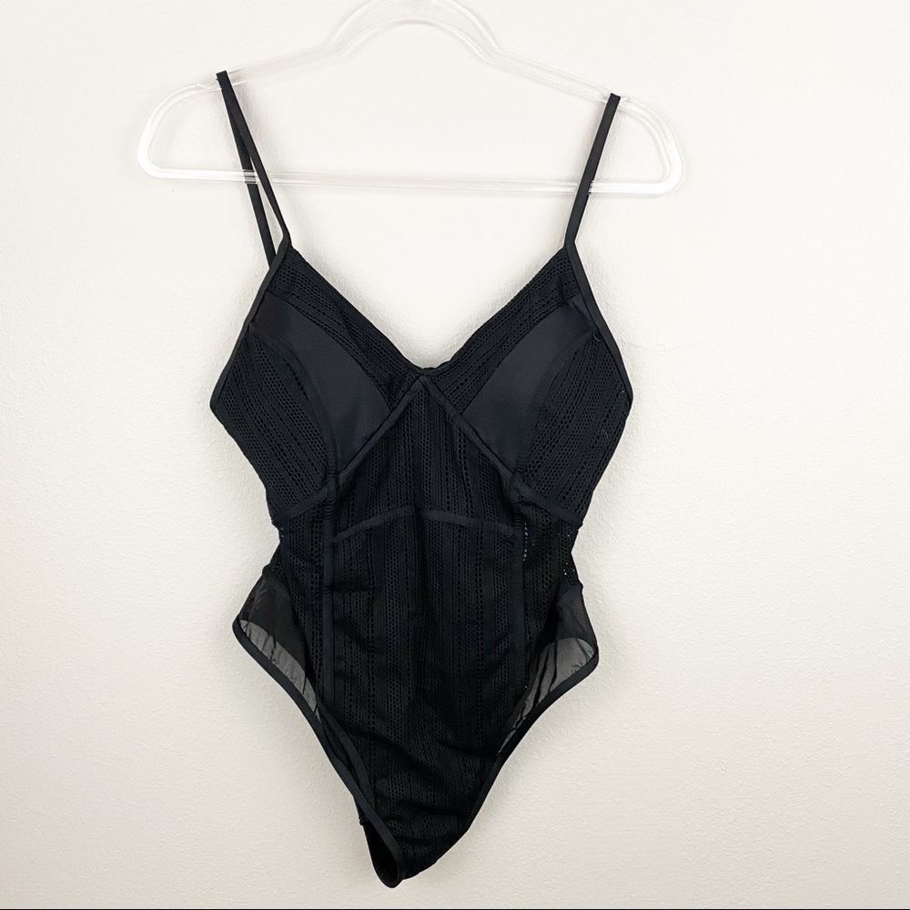 Afriel & Tabbris • Black Sexy Cut out high leg -low back -One Piece